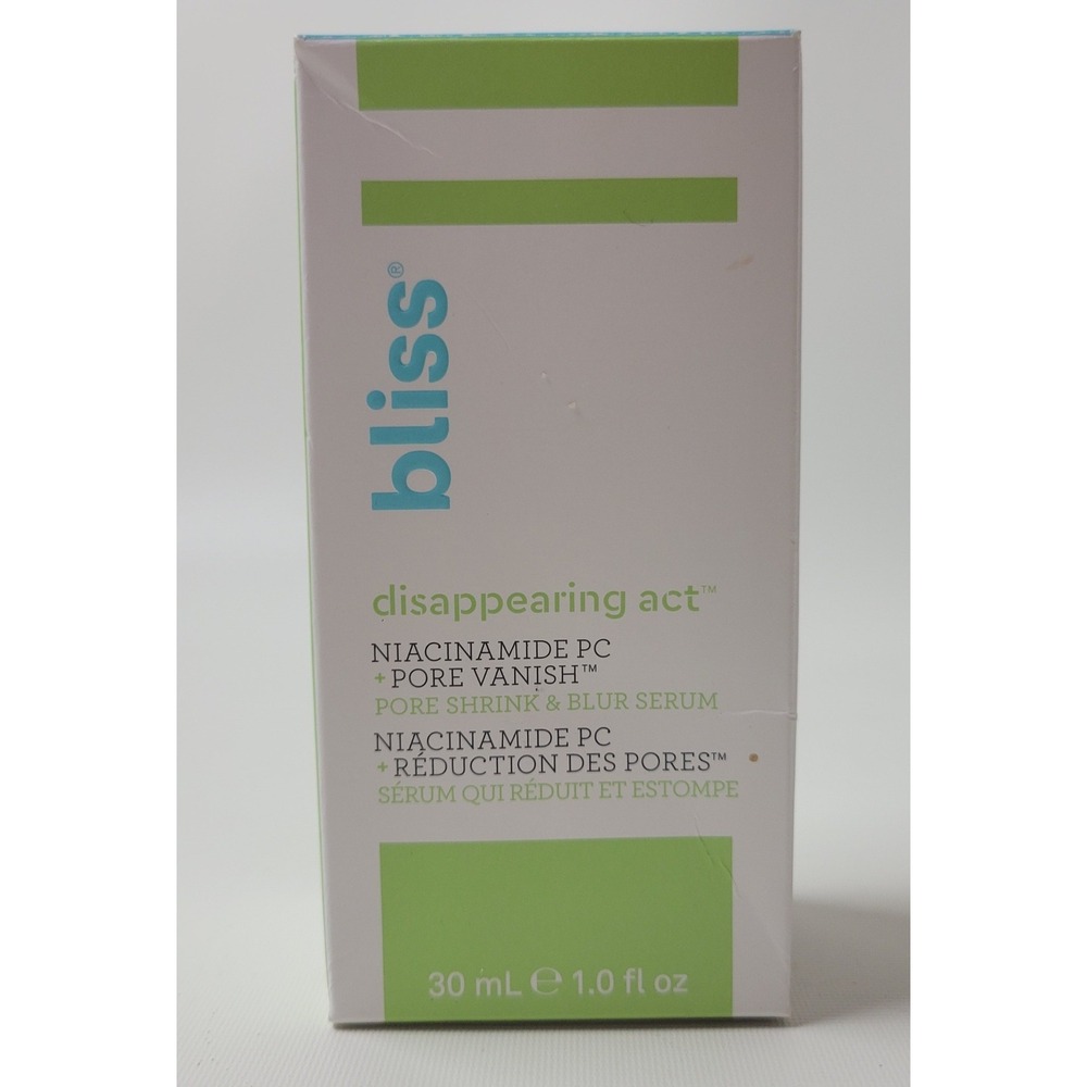Bliss Disappearing Act Niacinamide PC Pore Shrink & Blur Serum 1.0 fl oz 30ml